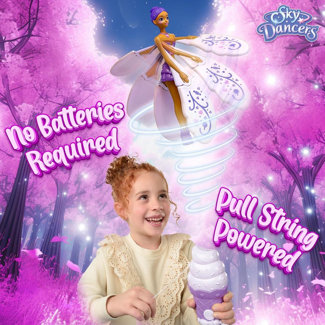 Sky Dancers Purple Licious Flying Doll
